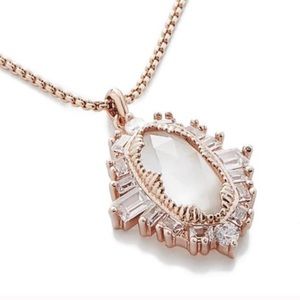 Kendra Scott Kay Necklace in Rose Gold